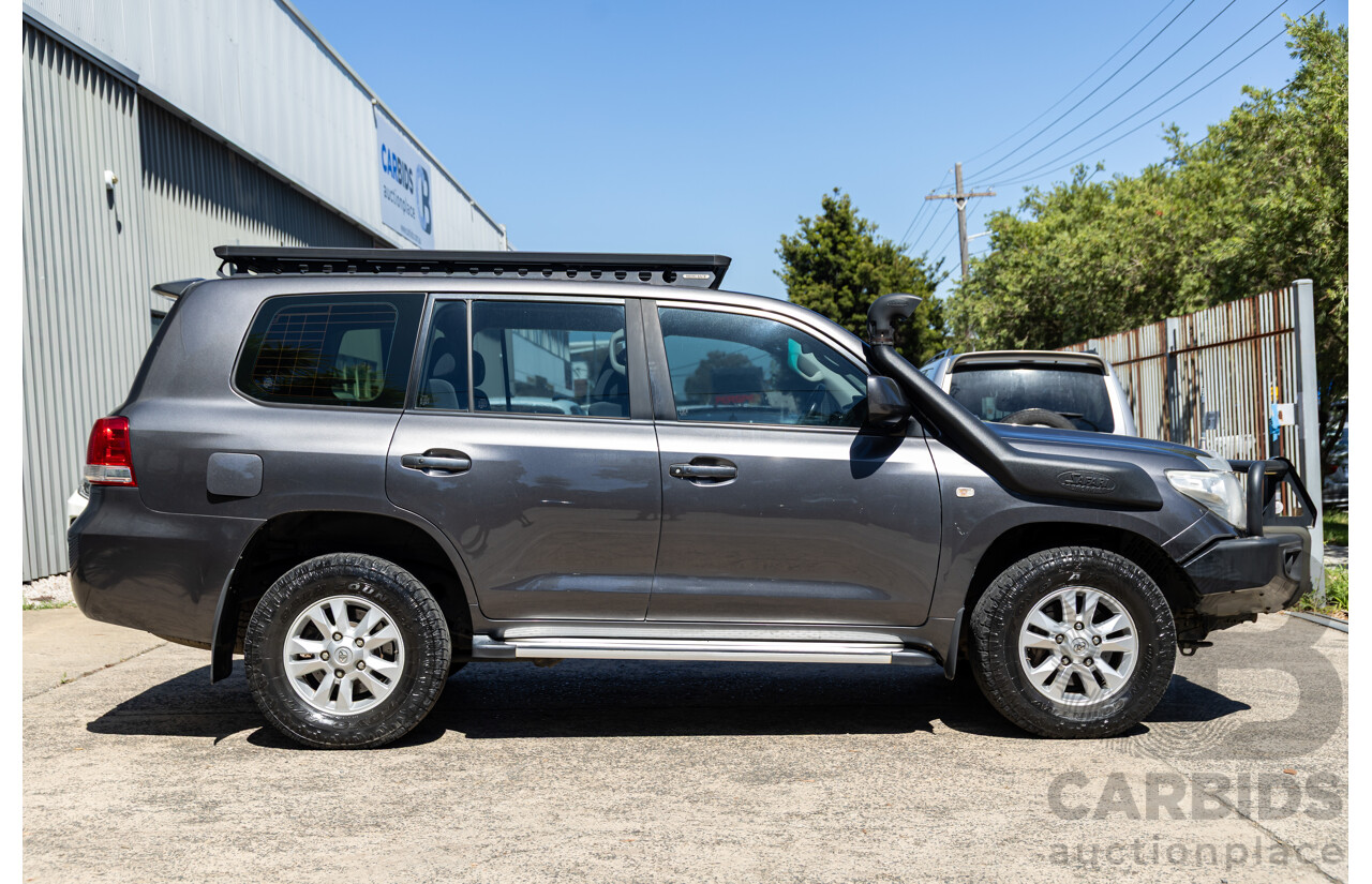 1/2012 Toyota Landcruiser GXL (4x4) VDJ200R 09 Upgrade 4d Wagon Magnetic Grey Metallic Turbo Diesel V8 4.5L