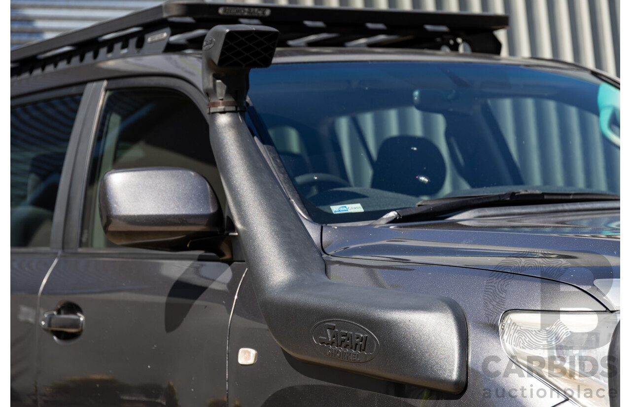 1/2012 Toyota Landcruiser GXL (4x4) VDJ200R 09 Upgrade 4d Wagon Magnetic Grey Metallic Turbo Diesel V8 4.5L