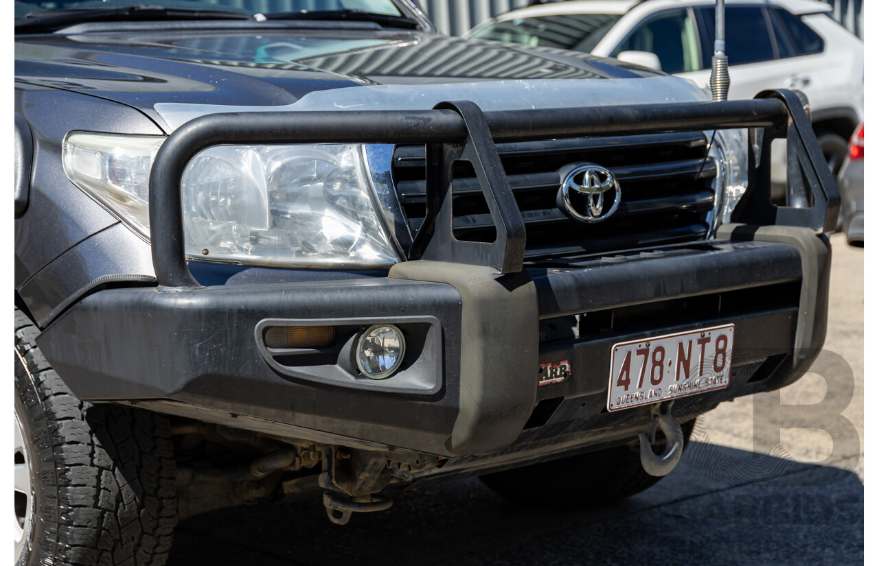 1/2012 Toyota Landcruiser GXL (4x4) VDJ200R 09 Upgrade 4d Wagon Magnetic Grey Metallic Turbo Diesel V8 4.5L