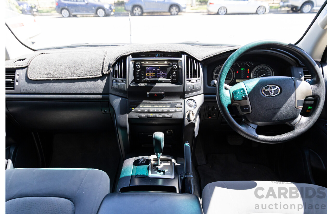 1/2012 Toyota Landcruiser GXL (4x4) VDJ200R 09 Upgrade 4d Wagon Magnetic Grey Metallic Turbo Diesel V8 4.5L