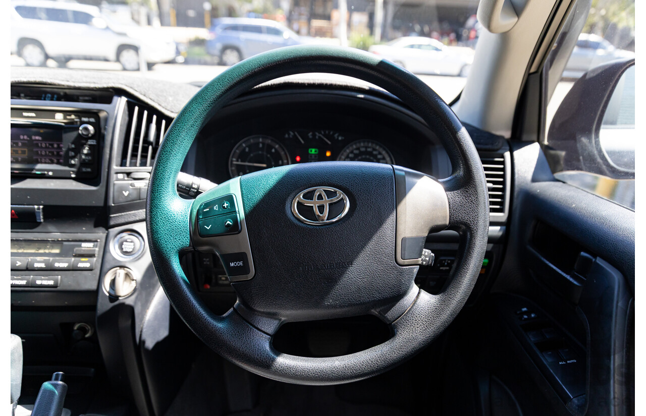 1/2012 Toyota Landcruiser GXL (4x4) VDJ200R 09 Upgrade 4d Wagon Magnetic Grey Metallic Turbo Diesel V8 4.5L