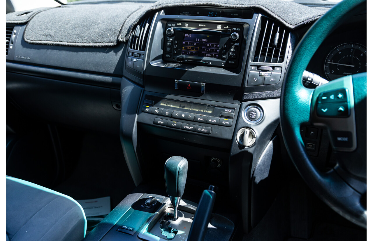 1/2012 Toyota Landcruiser GXL (4x4) VDJ200R 09 Upgrade 4d Wagon Magnetic Grey Metallic Turbo Diesel V8 4.5L