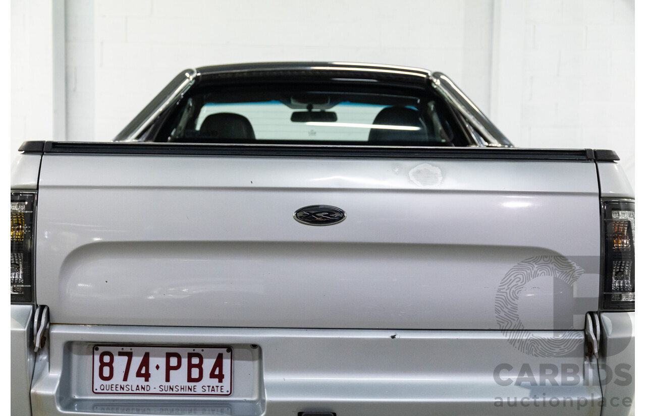 8/2010 Ford Falcon FG XR6 50TH Anniversary FG Upgrade Utility Lightning Strike Silver Metallic Turbo 4.0L