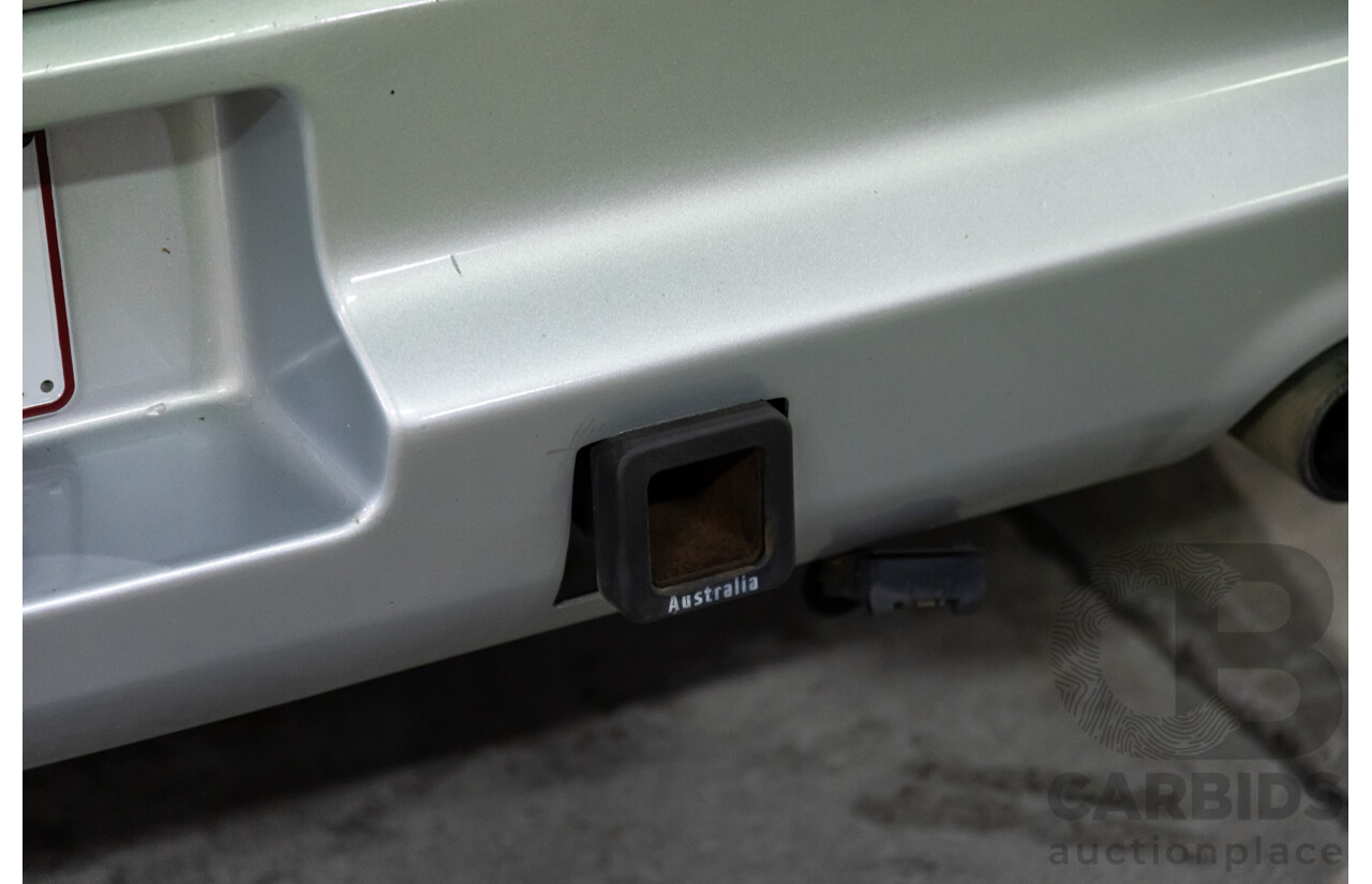 8/2010 Ford Falcon FG XR6 50TH Anniversary FG Upgrade Utility Lightning Strike Silver Metallic Turbo 4.0L