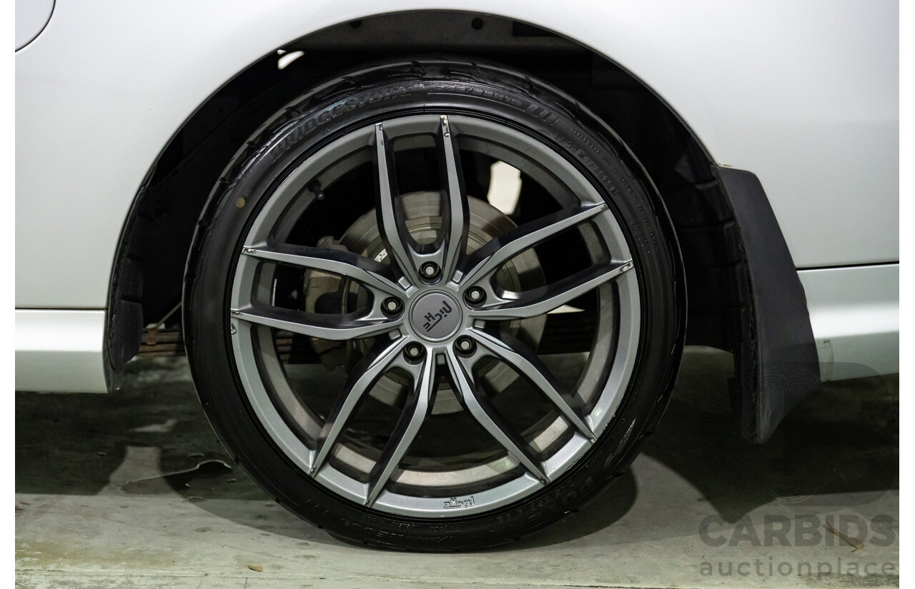 8/2010 Ford Falcon FG XR6 50TH Anniversary FG Upgrade Utility Lightning Strike Silver Metallic Turbo 4.0L