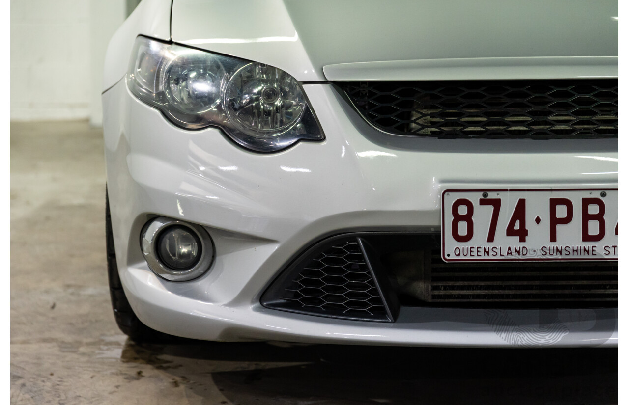 8/2010 Ford Falcon FG XR6 50TH Anniversary FG Upgrade Utility Lightning Strike Silver Metallic Turbo 4.0L