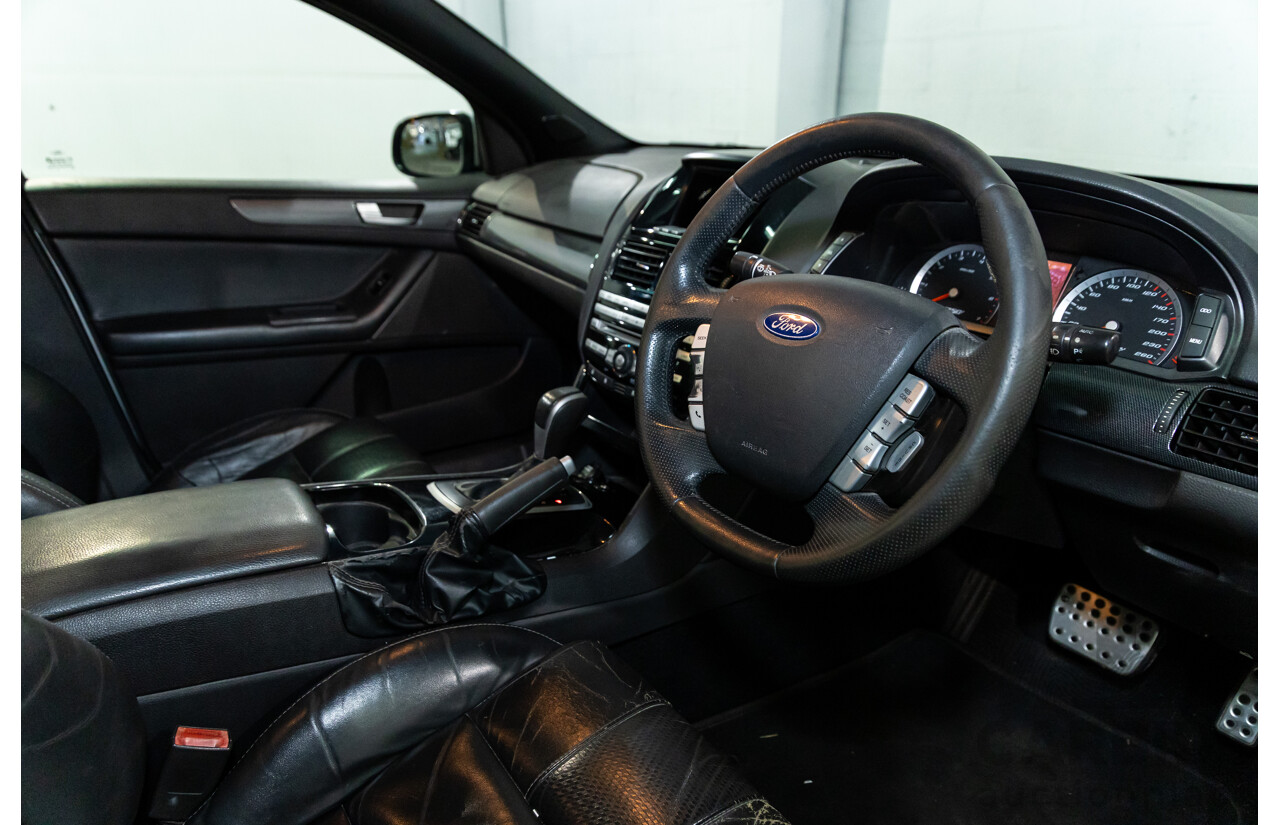 8/2010 Ford Falcon FG XR6 50TH Anniversary FG Upgrade Utility Lightning Strike Silver Metallic Turbo 4.0L