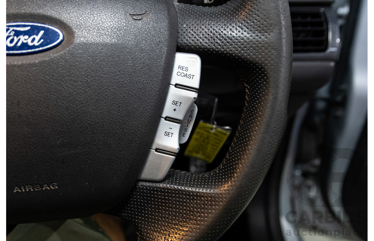 8/2010 Ford Falcon FG XR6 50TH Anniversary FG Upgrade Utility Lightning Strike Silver Metallic Turbo 4.0L