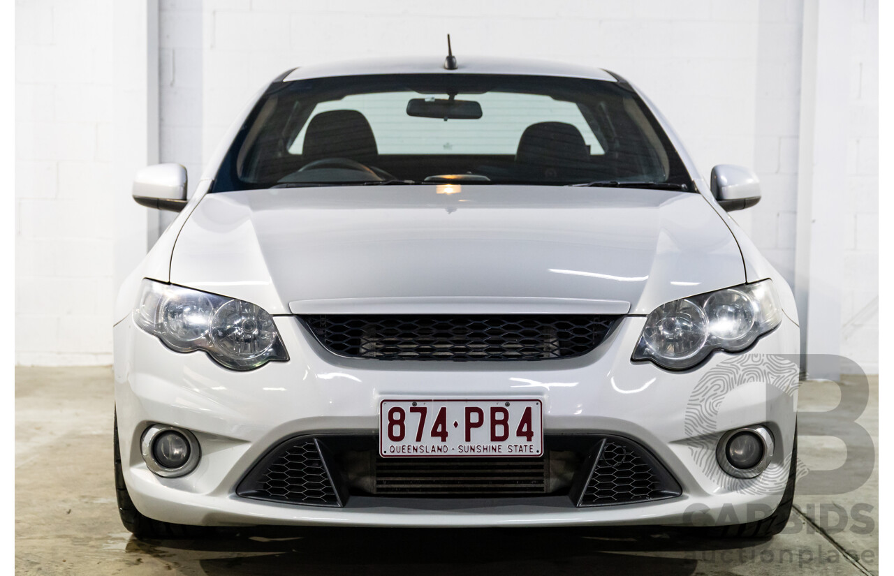 8/2010 Ford Falcon FG XR6 50TH Anniversary FG Upgrade Utility Lightning Strike Silver Metallic Turbo 4.0L