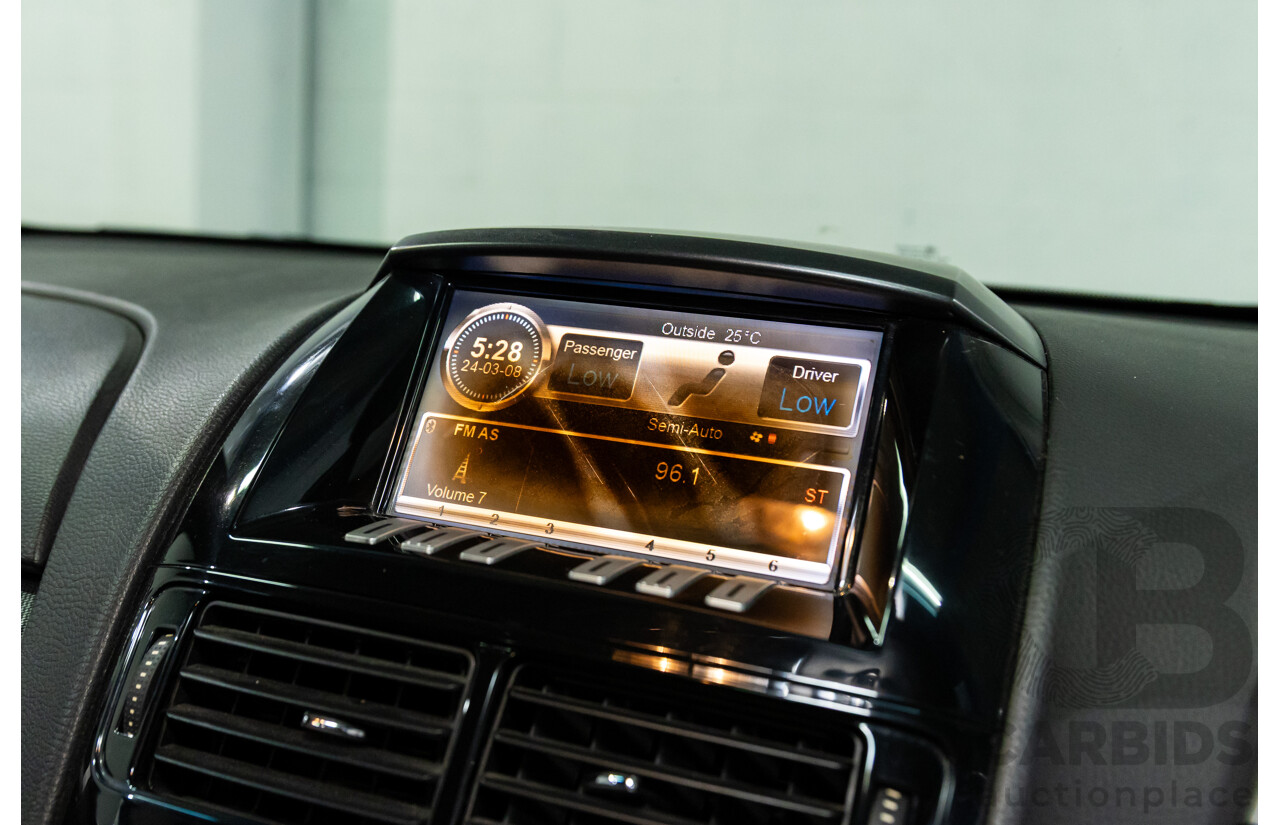 8/2010 Ford Falcon FG XR6 50TH Anniversary FG Upgrade Utility Lightning Strike Silver Metallic Turbo 4.0L