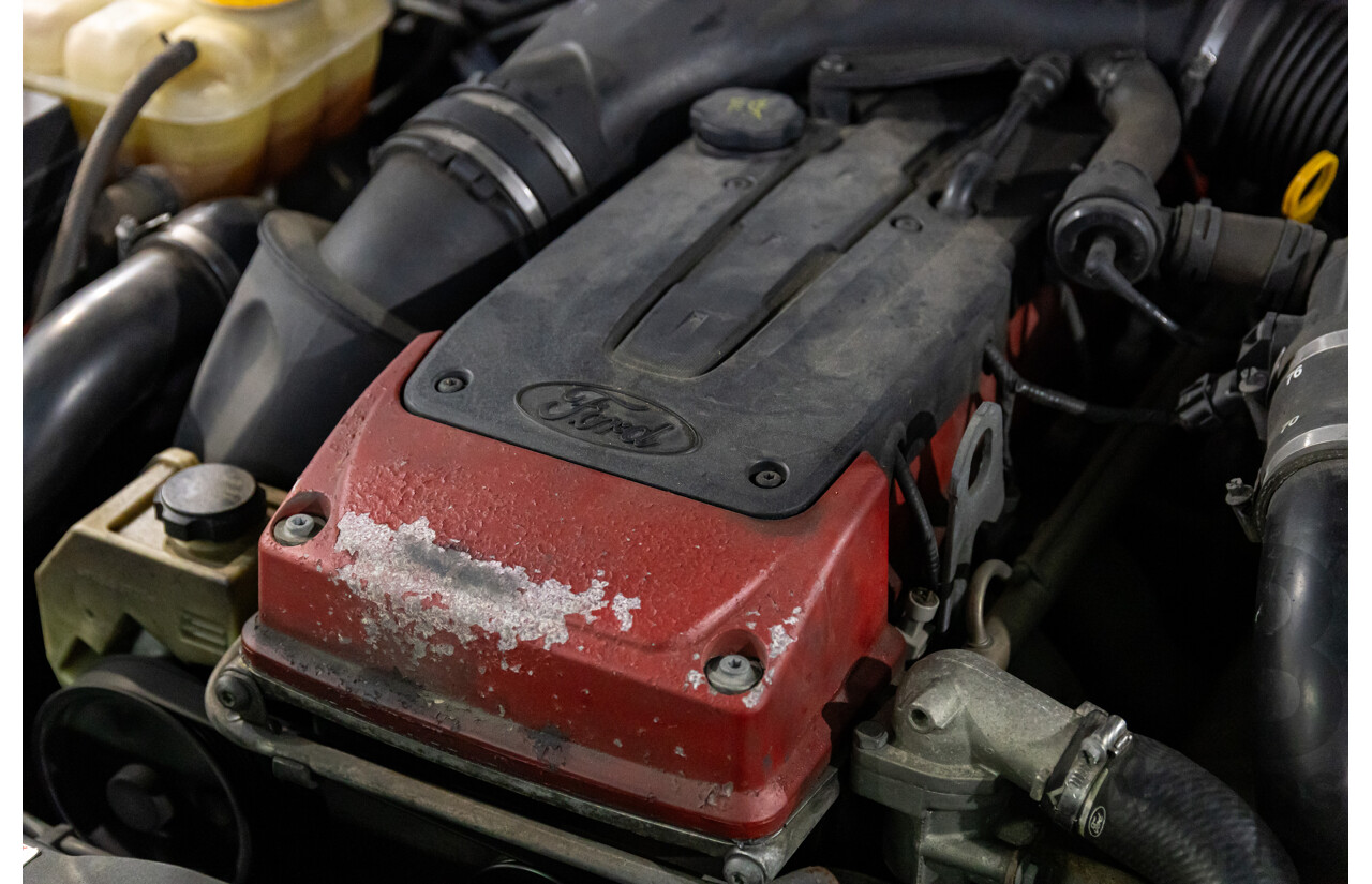 8/2010 Ford Falcon FG XR6 50TH Anniversary FG Upgrade Utility Lightning Strike Silver Metallic Turbo 4.0L