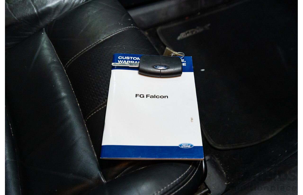 8/2010 Ford Falcon FG XR6 50TH Anniversary FG Upgrade Utility Lightning Strike Silver Metallic Turbo 4.0L