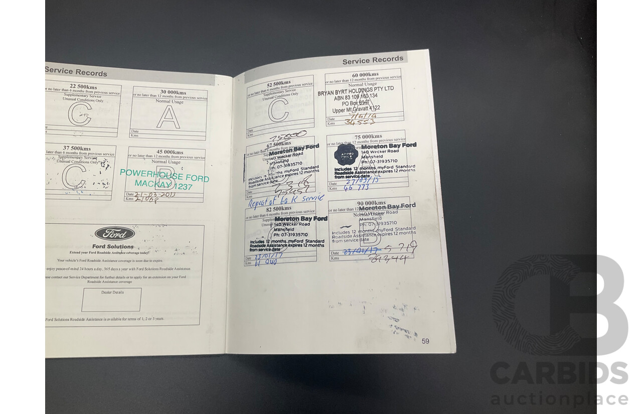 8/2010 Ford Falcon FG XR6 50TH Anniversary FG Upgrade Utility Lightning Strike Silver Metallic Turbo 4.0L