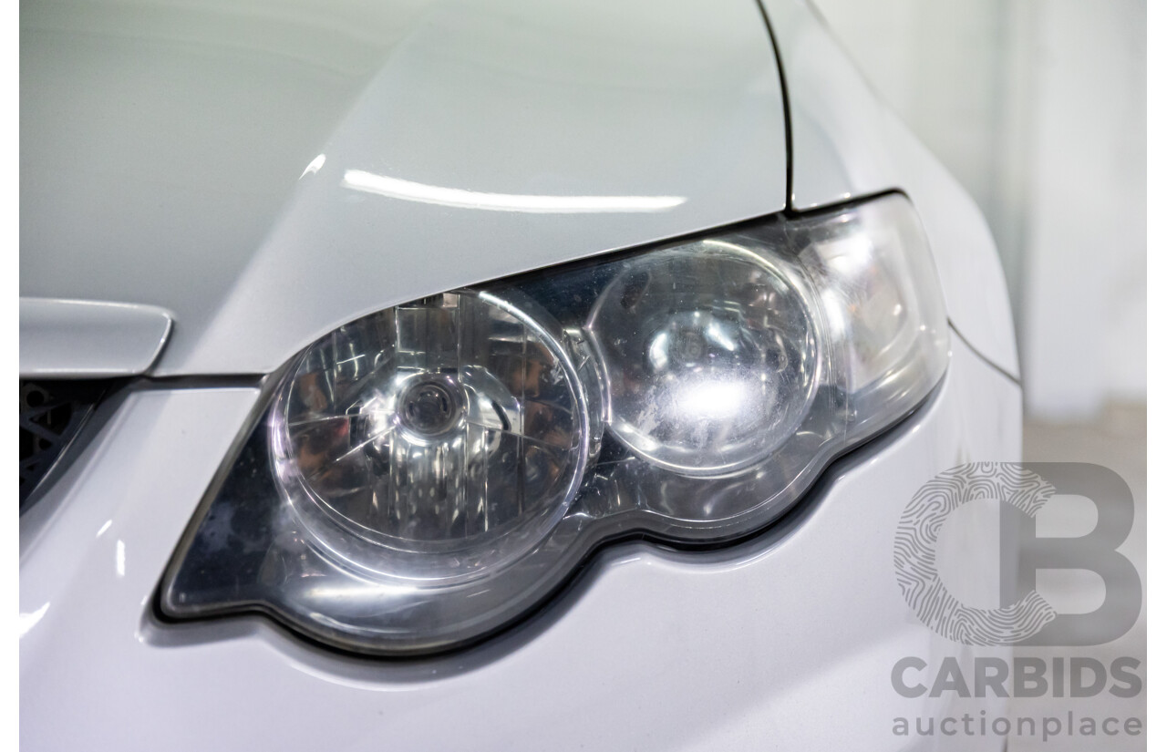 8/2010 Ford Falcon FG XR6 50TH Anniversary FG Upgrade Utility Lightning Strike Silver Metallic Turbo 4.0L