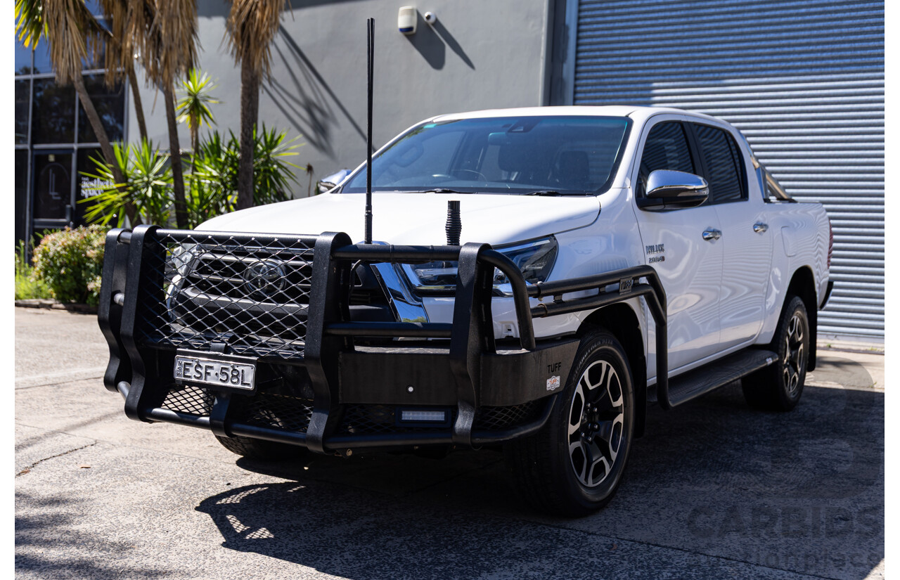 01/2022 Toyota Hilux SR5 (4x4) GUN126R Double Cab P/Up Super White Turbo Diesel 2.8L
