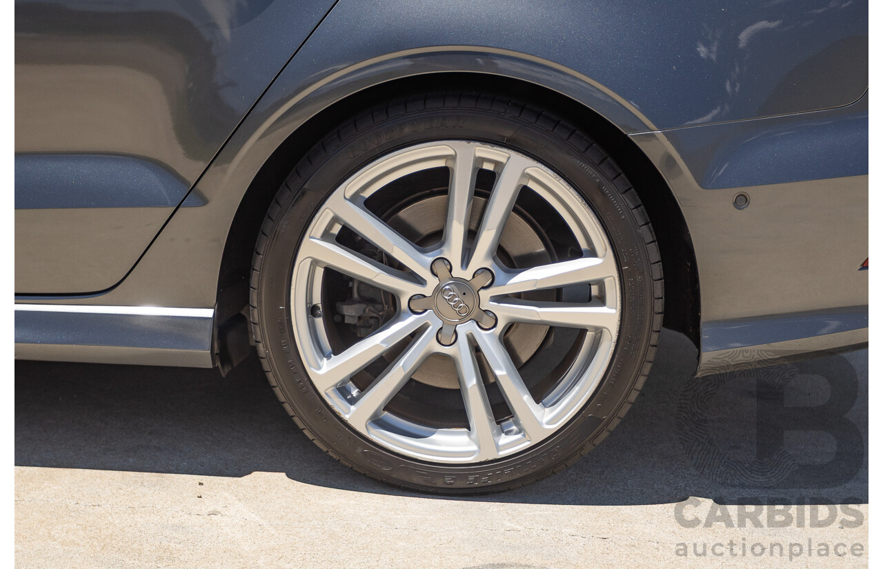 10/2014 Audi S3 2.0 TFSI Quattro (AWD) 8V MY14 4D Sedan Daytona Grey Pearl Turbo 2.0L