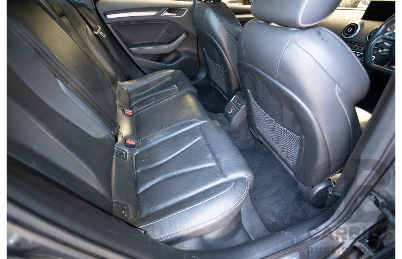 10/2014 Audi S3 2.0 TFSI Quattro (AWD) 8V MY14 4D Sedan Daytona Grey Pearl Turbo 2.0L