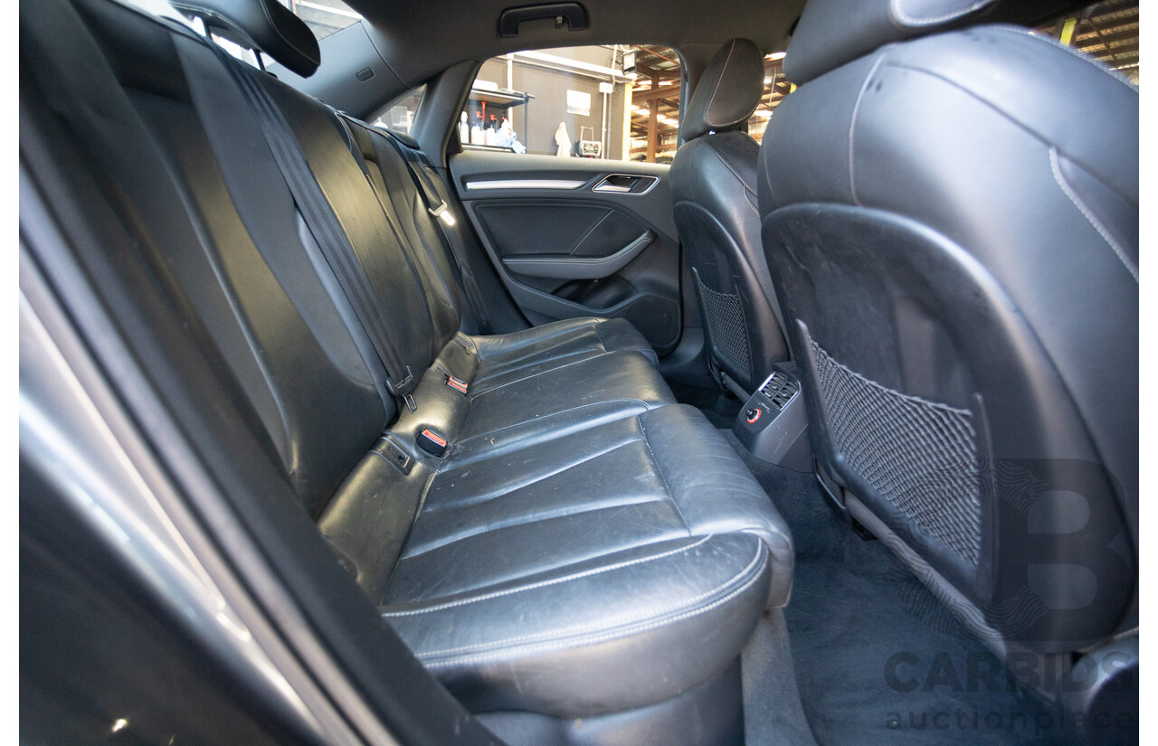 10/2014 Audi S3 2.0 TFSI Quattro (AWD) 8V MY14 4D Sedan Daytona Grey Pearl Turbo 2.0L