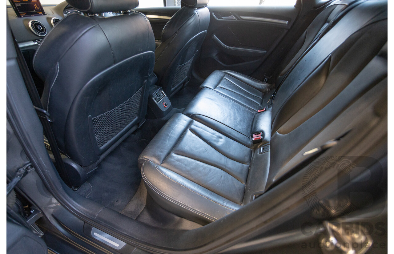 10/2014 Audi S3 2.0 TFSI Quattro (AWD) 8V MY14 4D Sedan Daytona Grey Pearl Turbo 2.0L