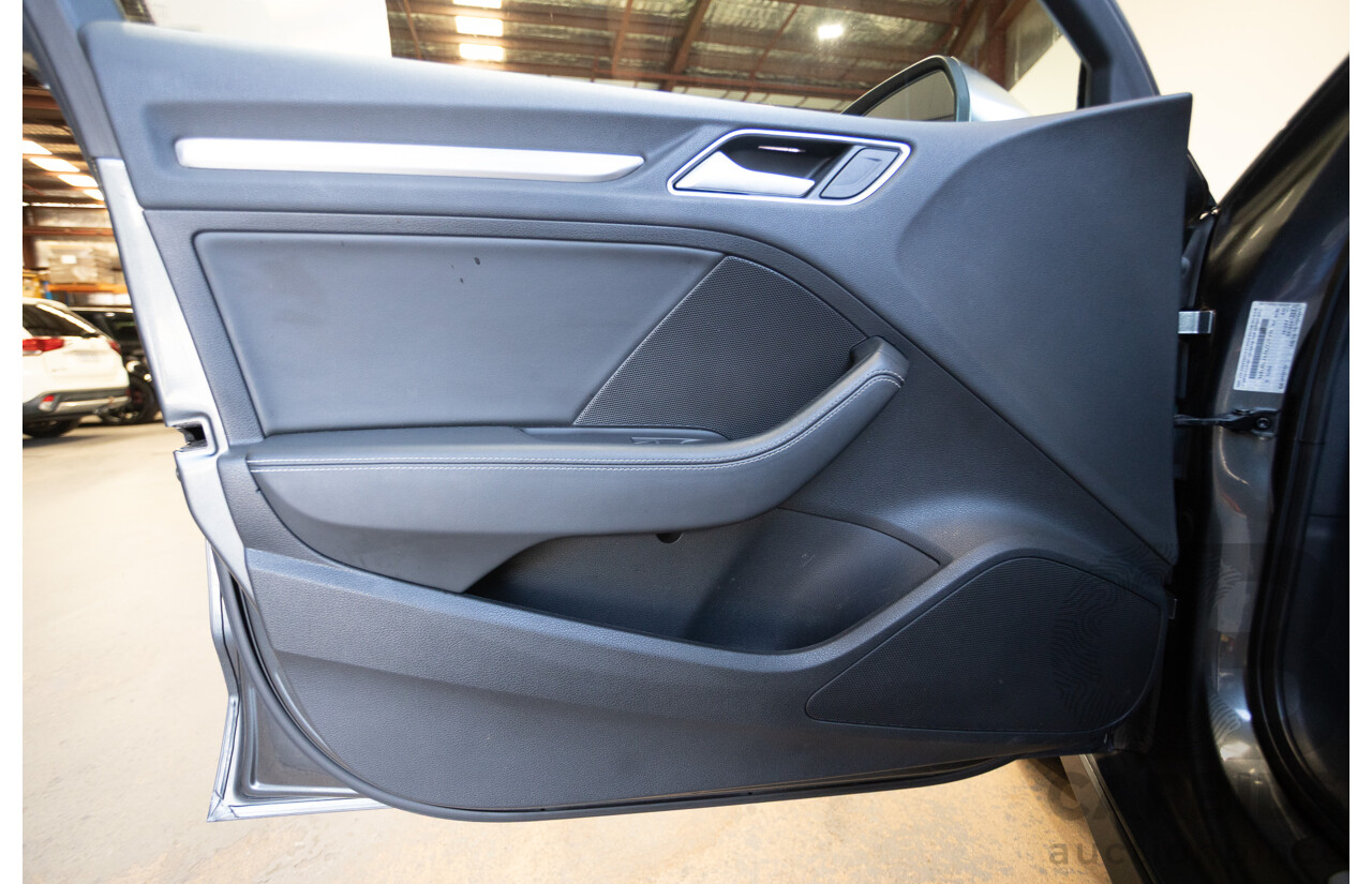 10/2014 Audi S3 2.0 TFSI Quattro (AWD) 8V MY14 4D Sedan Daytona Grey Pearl Turbo 2.0L