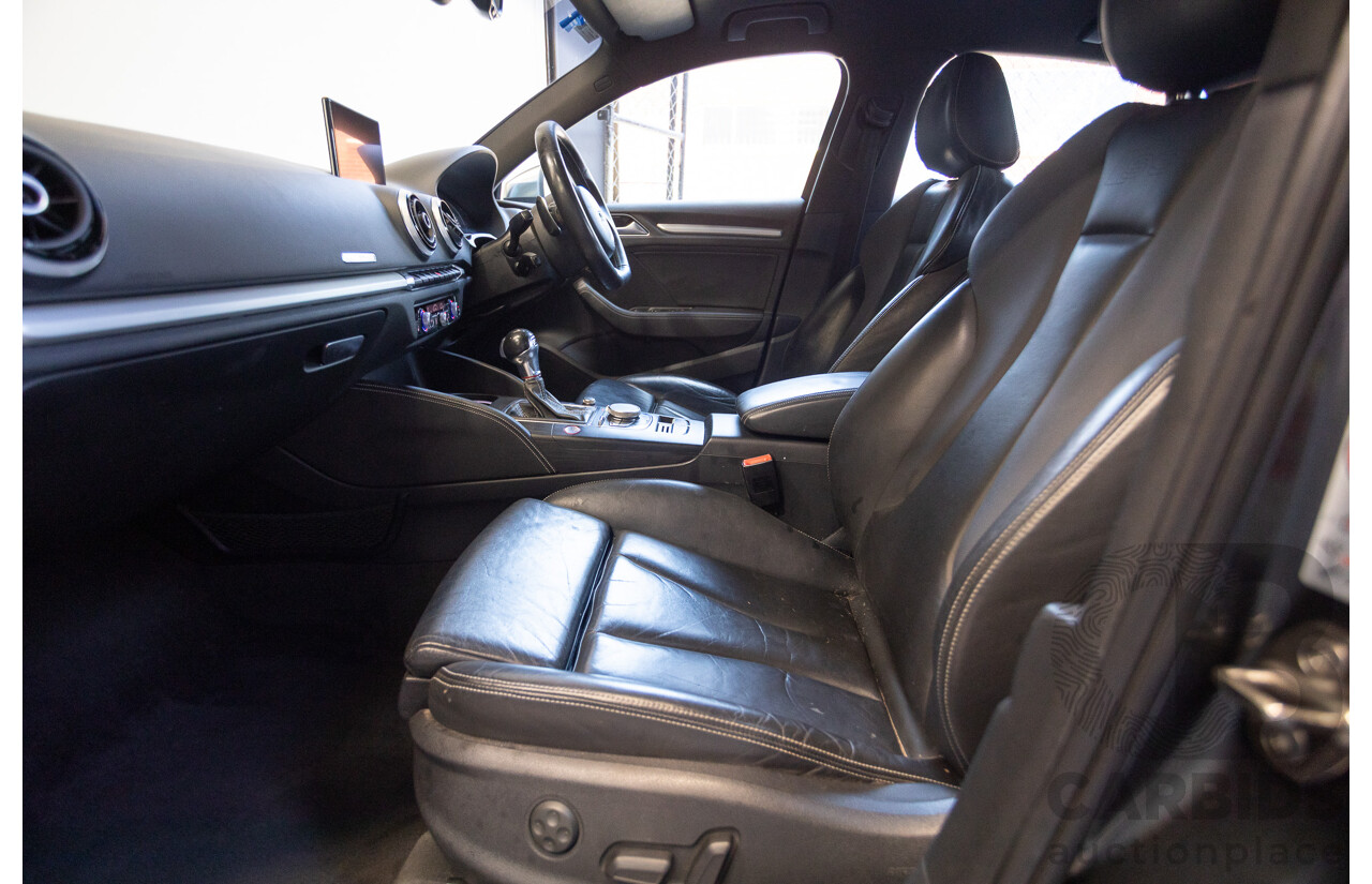 10/2014 Audi S3 2.0 TFSI Quattro (AWD) 8V MY14 4D Sedan Daytona Grey Pearl Turbo 2.0L