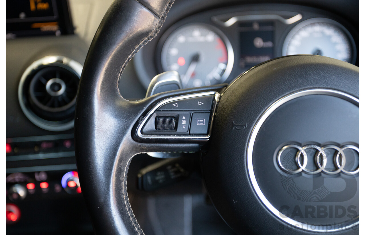 10/2014 Audi S3 2.0 TFSI Quattro (AWD) 8V MY14 4D Sedan Daytona Grey Pearl Turbo 2.0L