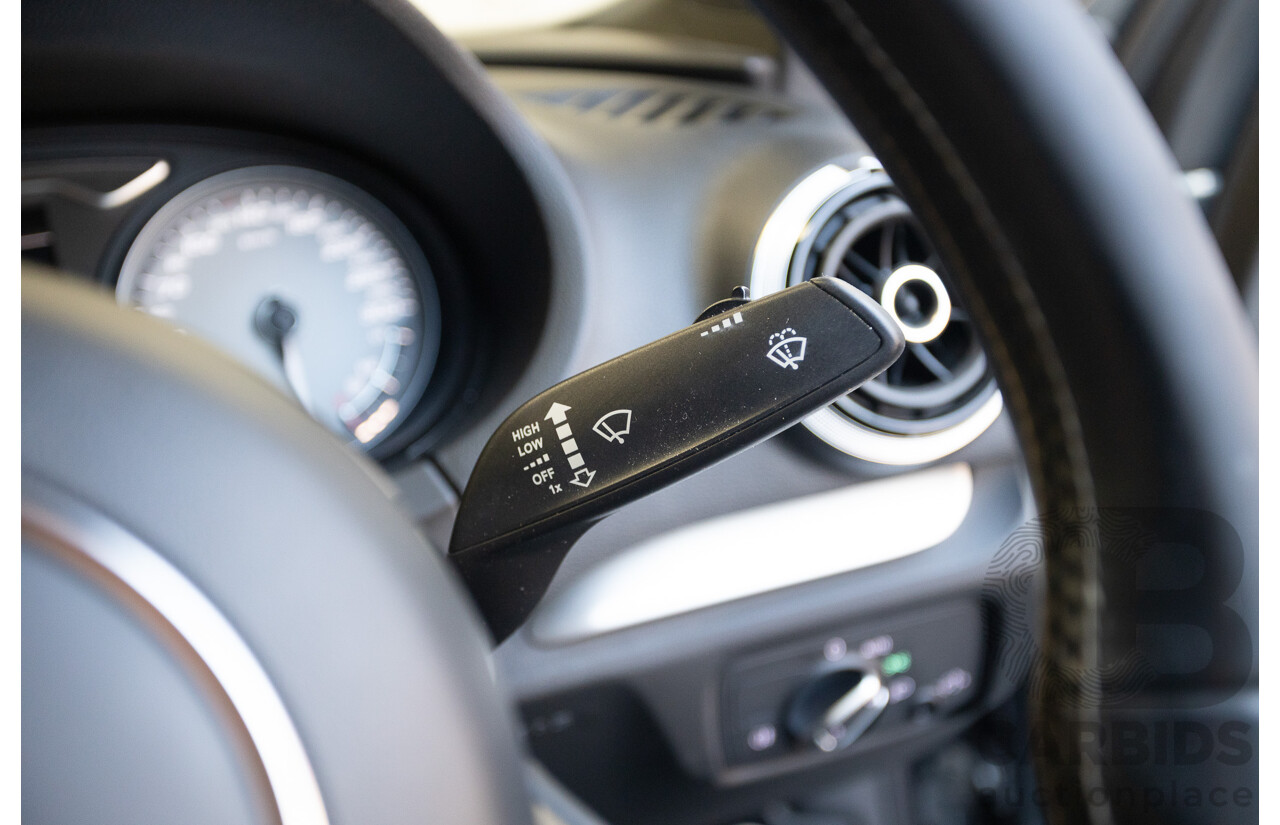 10/2014 Audi S3 2.0 TFSI Quattro (AWD) 8V MY14 4D Sedan Daytona Grey Pearl Turbo 2.0L