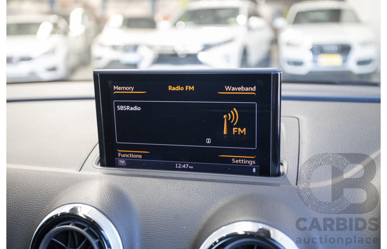 10/2014 Audi S3 2.0 TFSI Quattro (AWD) 8V MY14 4D Sedan Daytona Grey Pearl Turbo 2.0L