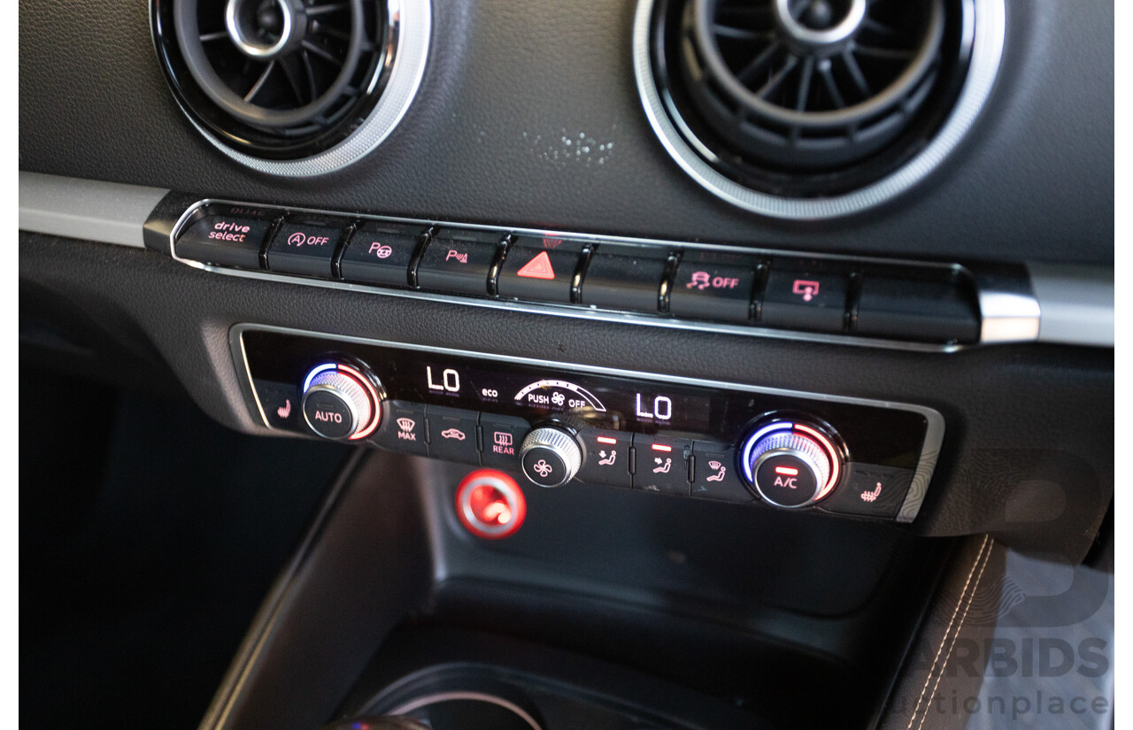 10/2014 Audi S3 2.0 TFSI Quattro (AWD) 8V MY14 4D Sedan Daytona Grey Pearl Turbo 2.0L