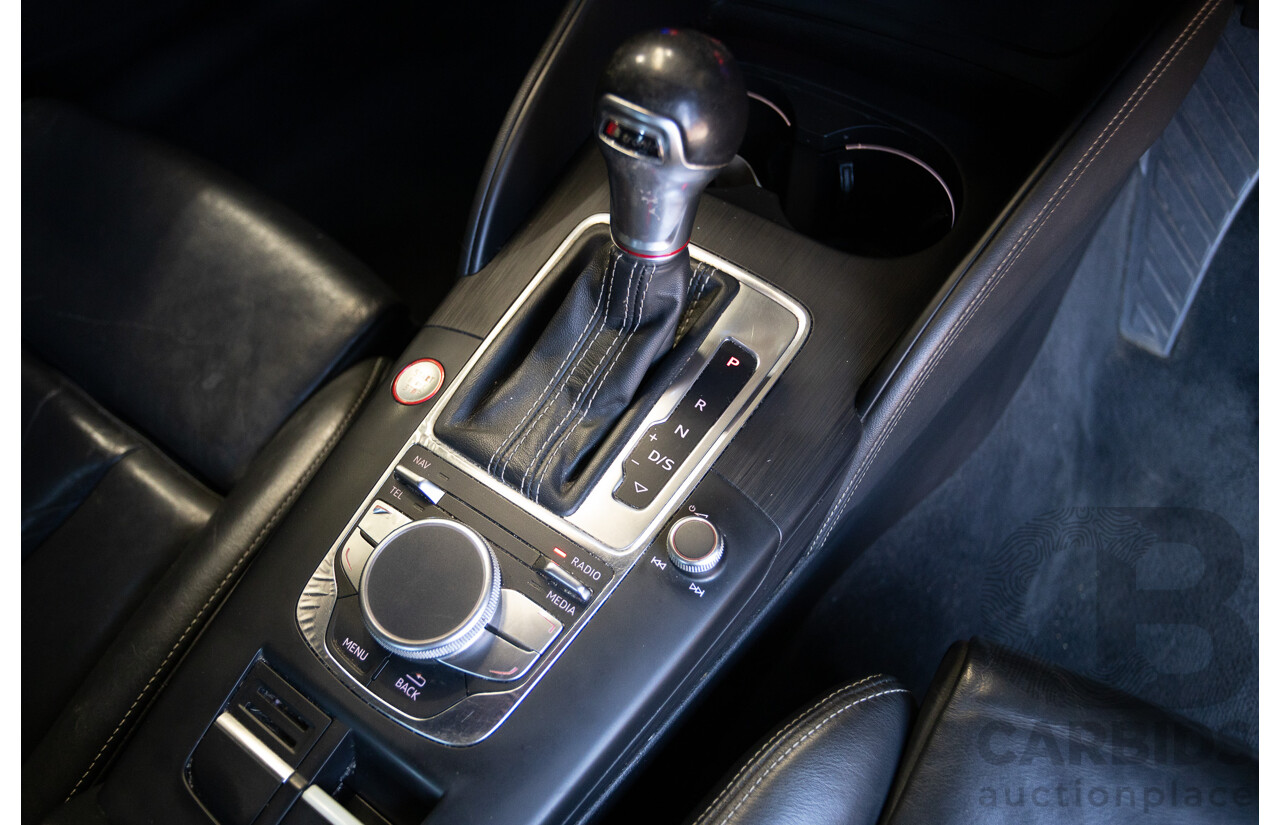 10/2014 Audi S3 2.0 TFSI Quattro (AWD) 8V MY14 4D Sedan Daytona Grey Pearl Turbo 2.0L