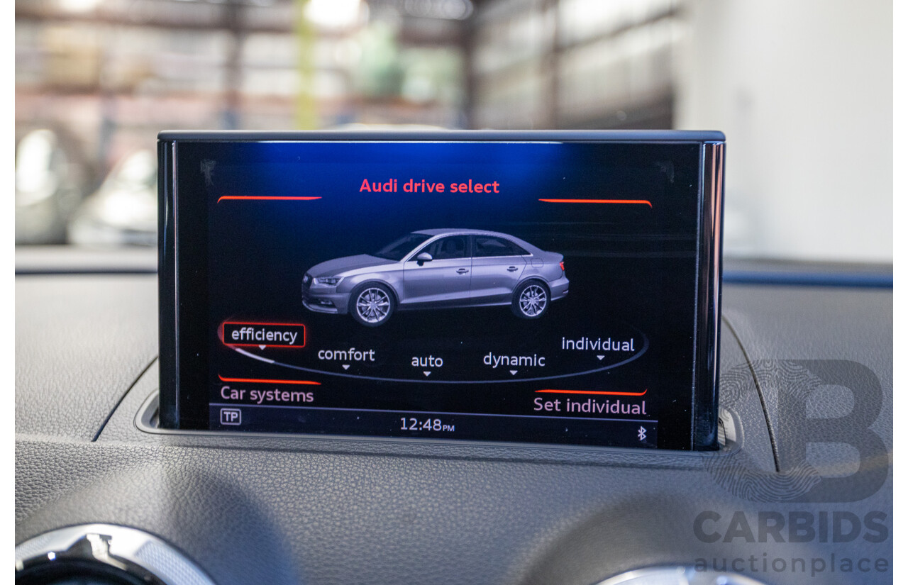 10/2014 Audi S3 2.0 TFSI Quattro (AWD) 8V MY14 4D Sedan Daytona Grey Pearl Turbo 2.0L