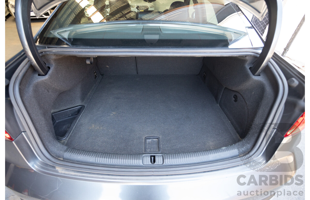 10/2014 Audi S3 2.0 TFSI Quattro (AWD) 8V MY14 4D Sedan Daytona Grey Pearl Turbo 2.0L