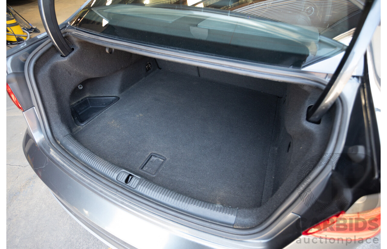 10/2014 Audi S3 2.0 TFSI Quattro (AWD) 8V MY14 4D Sedan Daytona Grey Pearl Turbo 2.0L