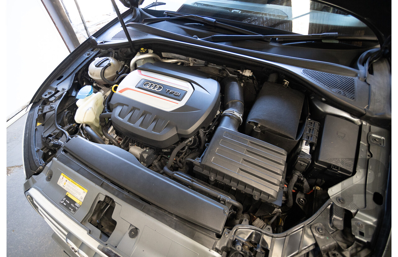 10/2014 Audi S3 2.0 TFSI Quattro (AWD) 8V MY14 4D Sedan Daytona Grey Pearl Turbo 2.0L