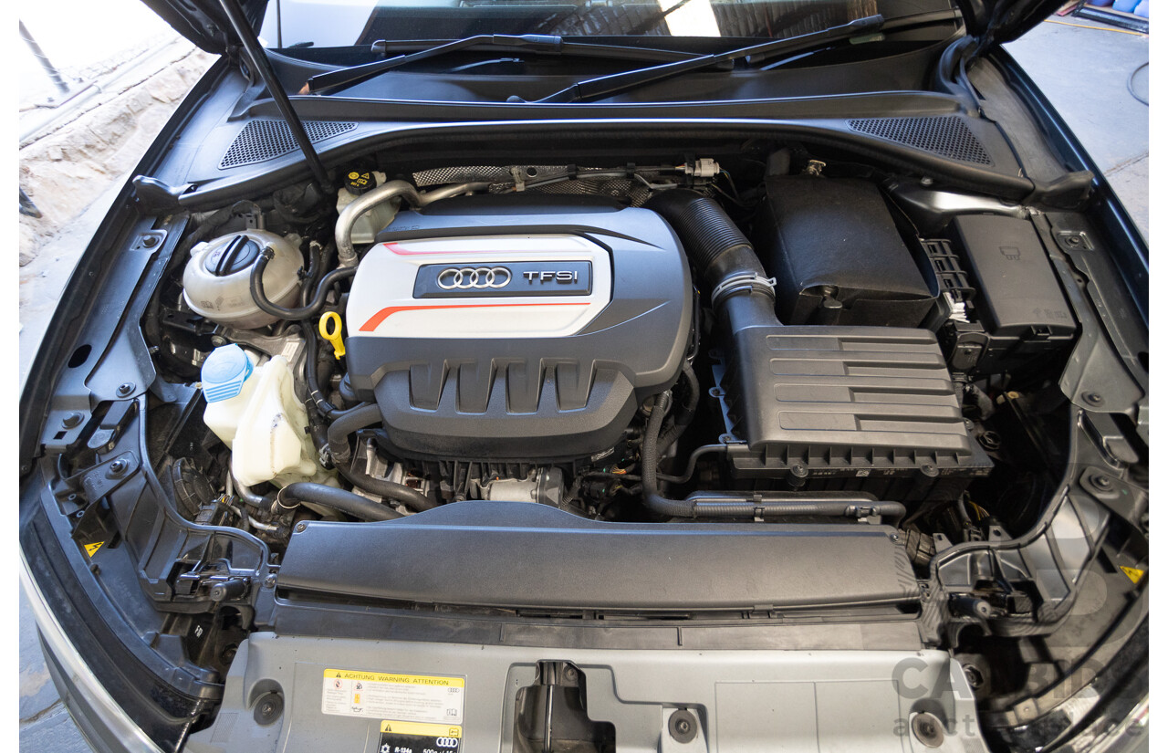 10/2014 Audi S3 2.0 TFSI Quattro (AWD) 8V MY14 4D Sedan Daytona Grey Pearl Turbo 2.0L