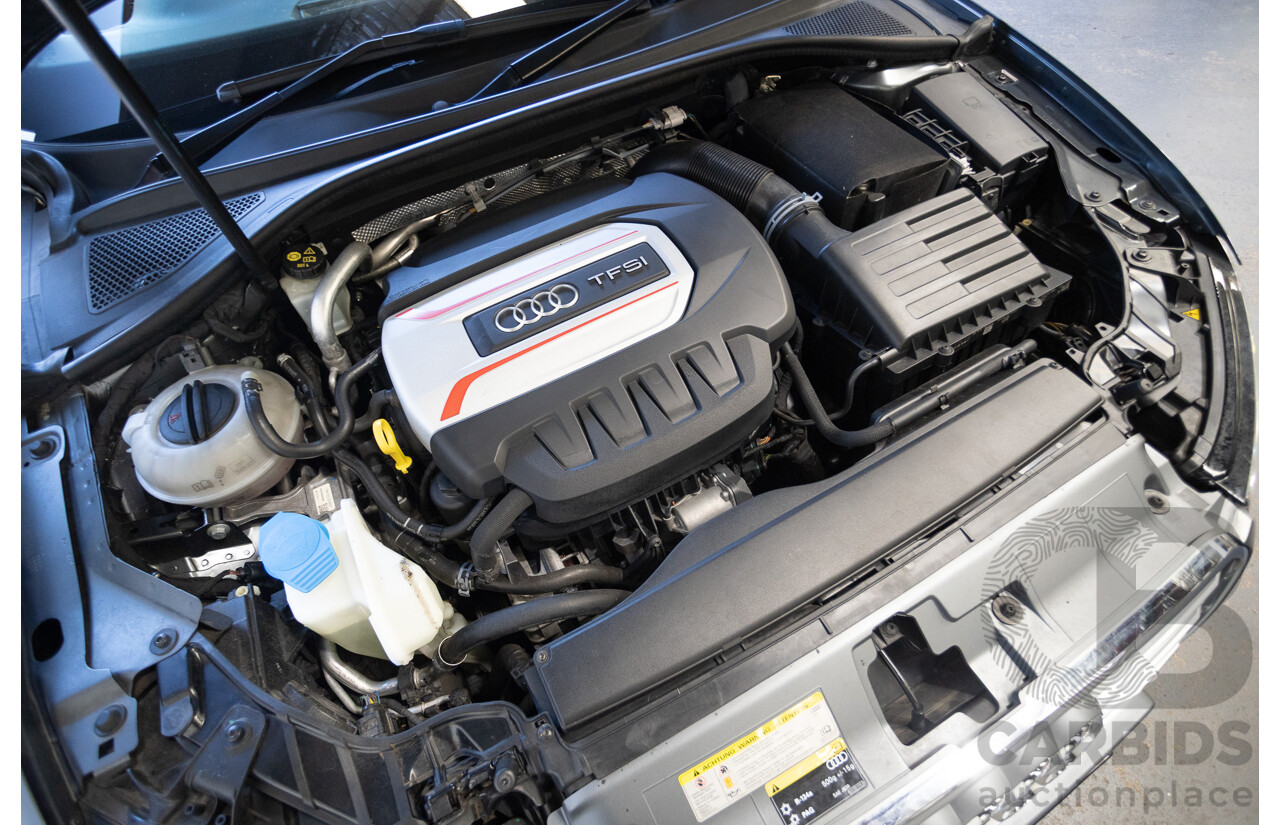 10/2014 Audi S3 2.0 TFSI Quattro (AWD) 8V MY14 4D Sedan Daytona Grey Pearl Turbo 2.0L