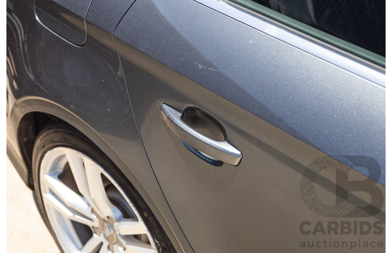 10/2014 Audi S3 2.0 TFSI Quattro (AWD) 8V MY14 4D Sedan Daytona Grey Pearl Turbo 2.0L