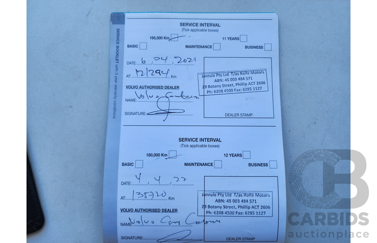 1/2013 Volvo V60 D3 F MY12 4d Wagon Blue 2.0L