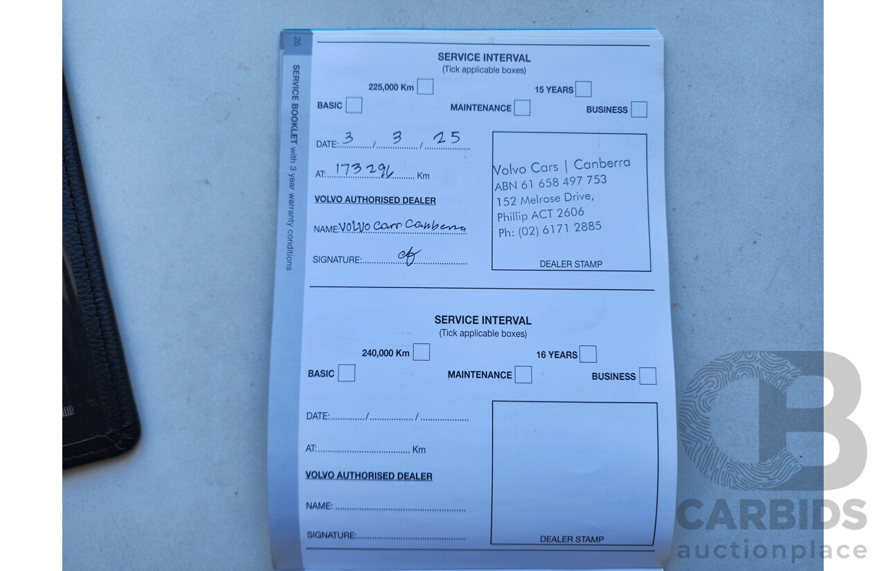 1/2013 Volvo V60 D3 F MY12 4d Wagon Blue 2.0L