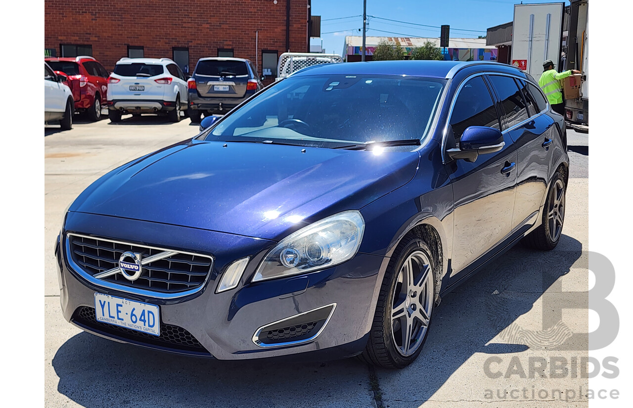 1/2013 Volvo V60 D3 F MY12 4d Wagon Blue 2.0L