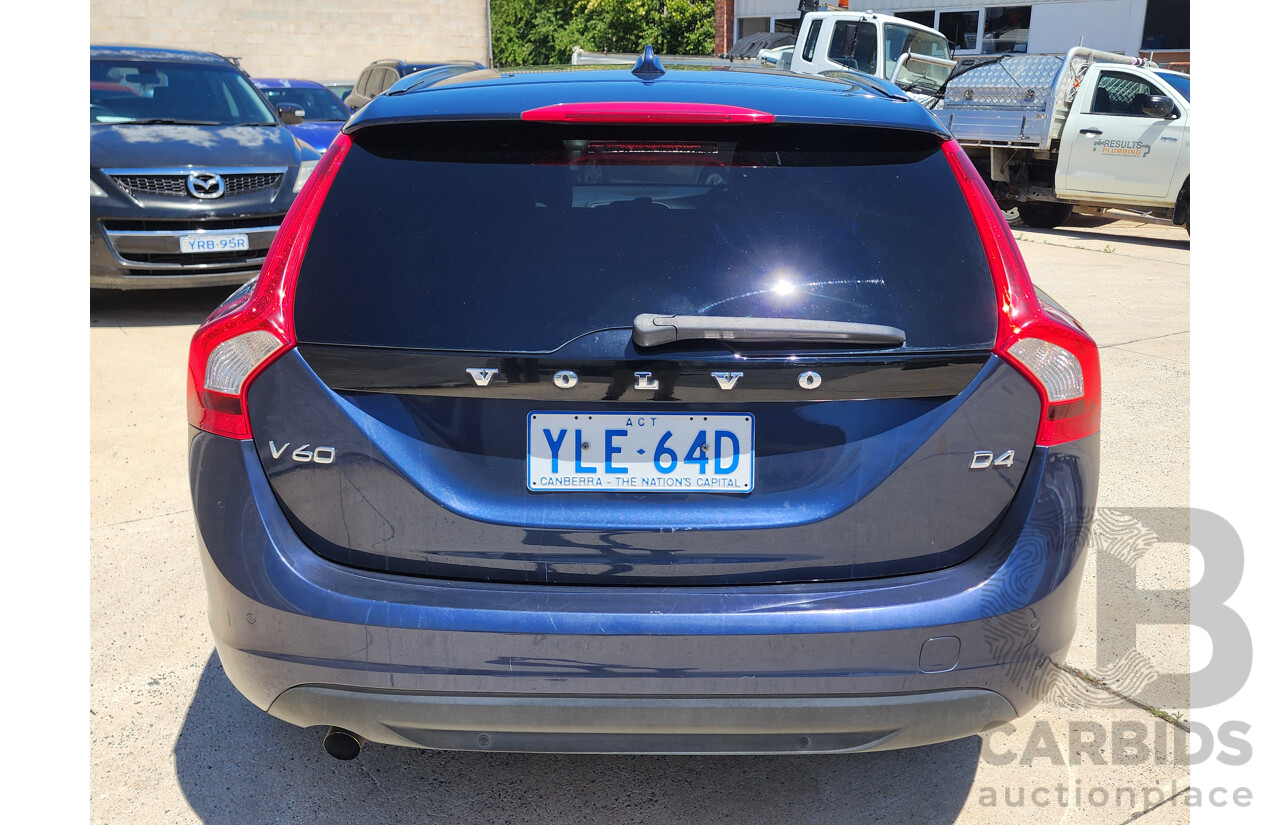 1/2013 Volvo V60 D3 F MY12 4d Wagon Blue 2.0L