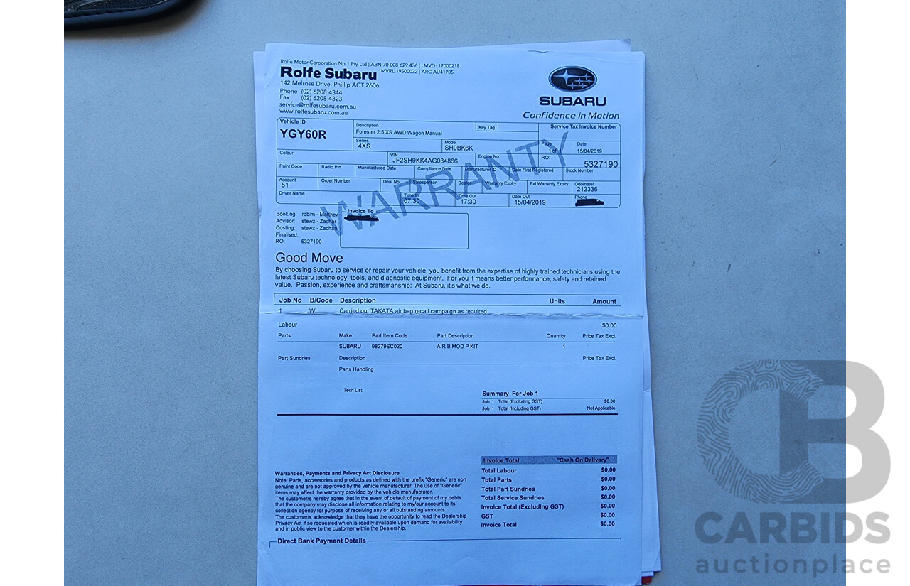 9/2009 Subaru Forester XS MY10 4d Wagon Silver 2.5L