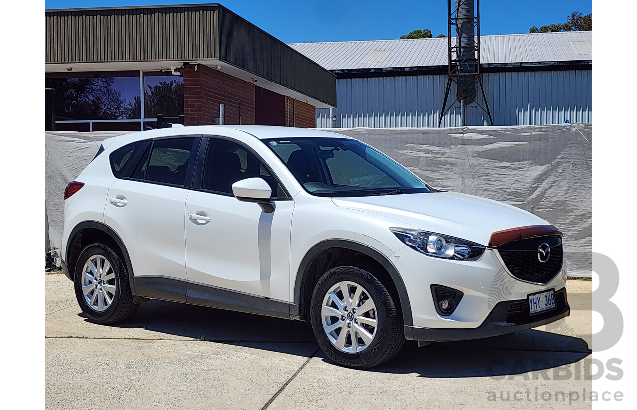 8/2012 Mazda Cx-5 MAXX Sport (4x4)  4d Wagon White 2.2L