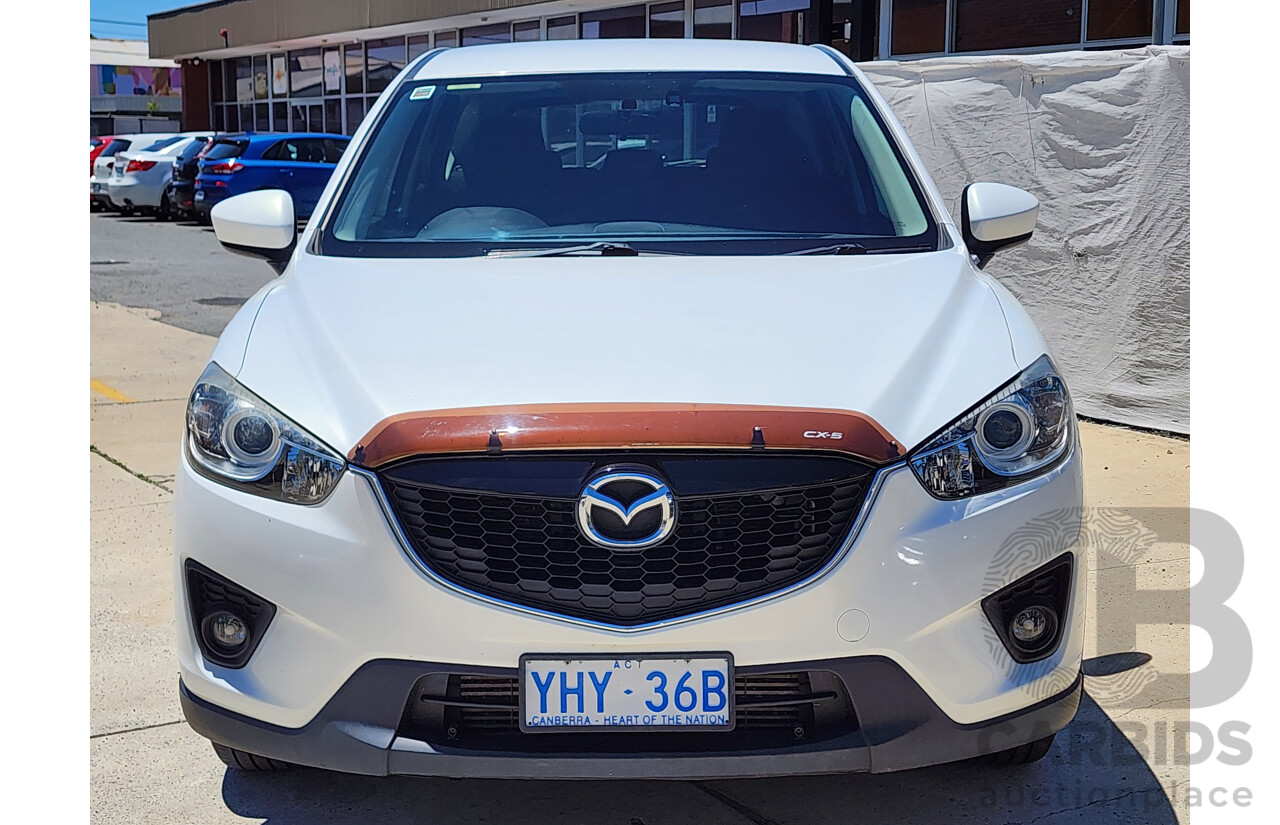 8/2012 Mazda Cx-5 MAXX Sport (4x4)  4d Wagon White 2.2L