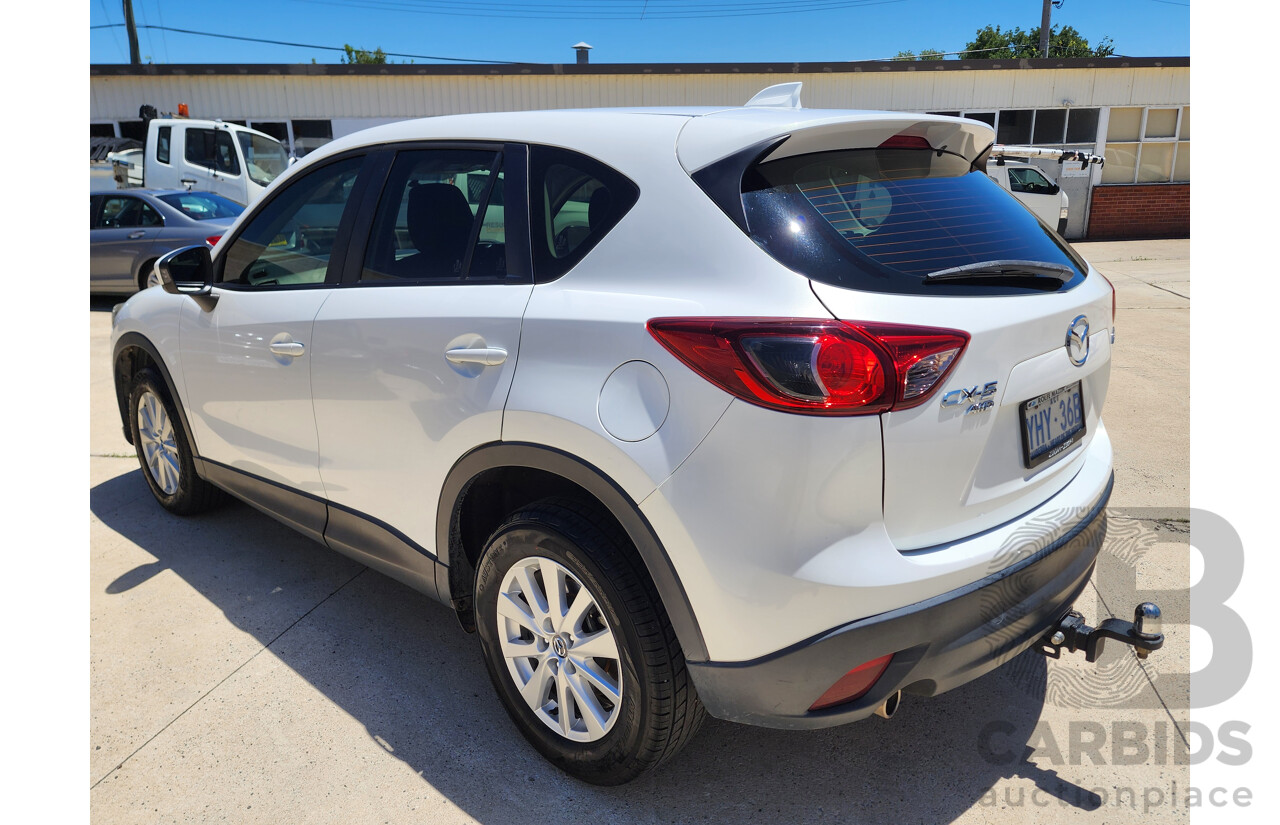8/2012 Mazda Cx-5 MAXX Sport (4x4)  4d Wagon White 2.2L
