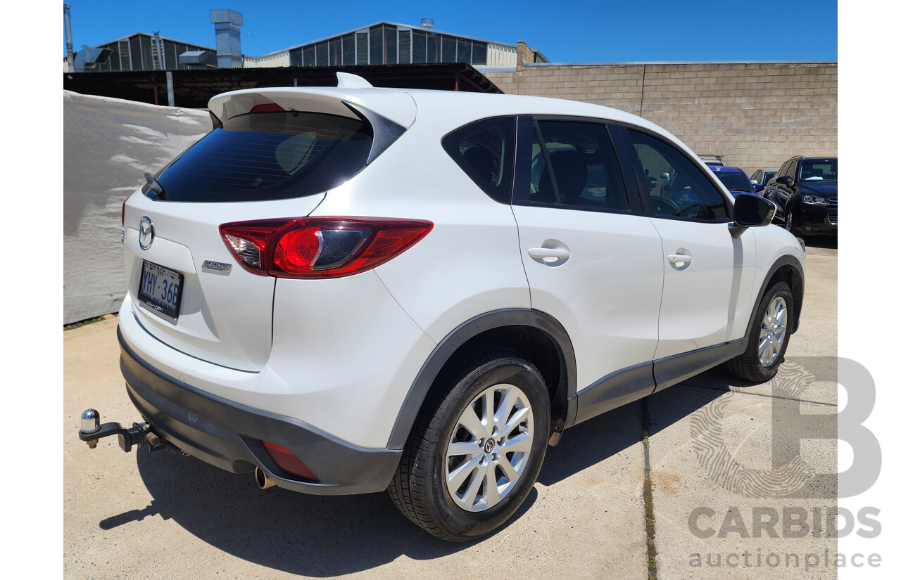 8/2012 Mazda Cx-5 MAXX Sport (4x4)  4d Wagon White 2.2L