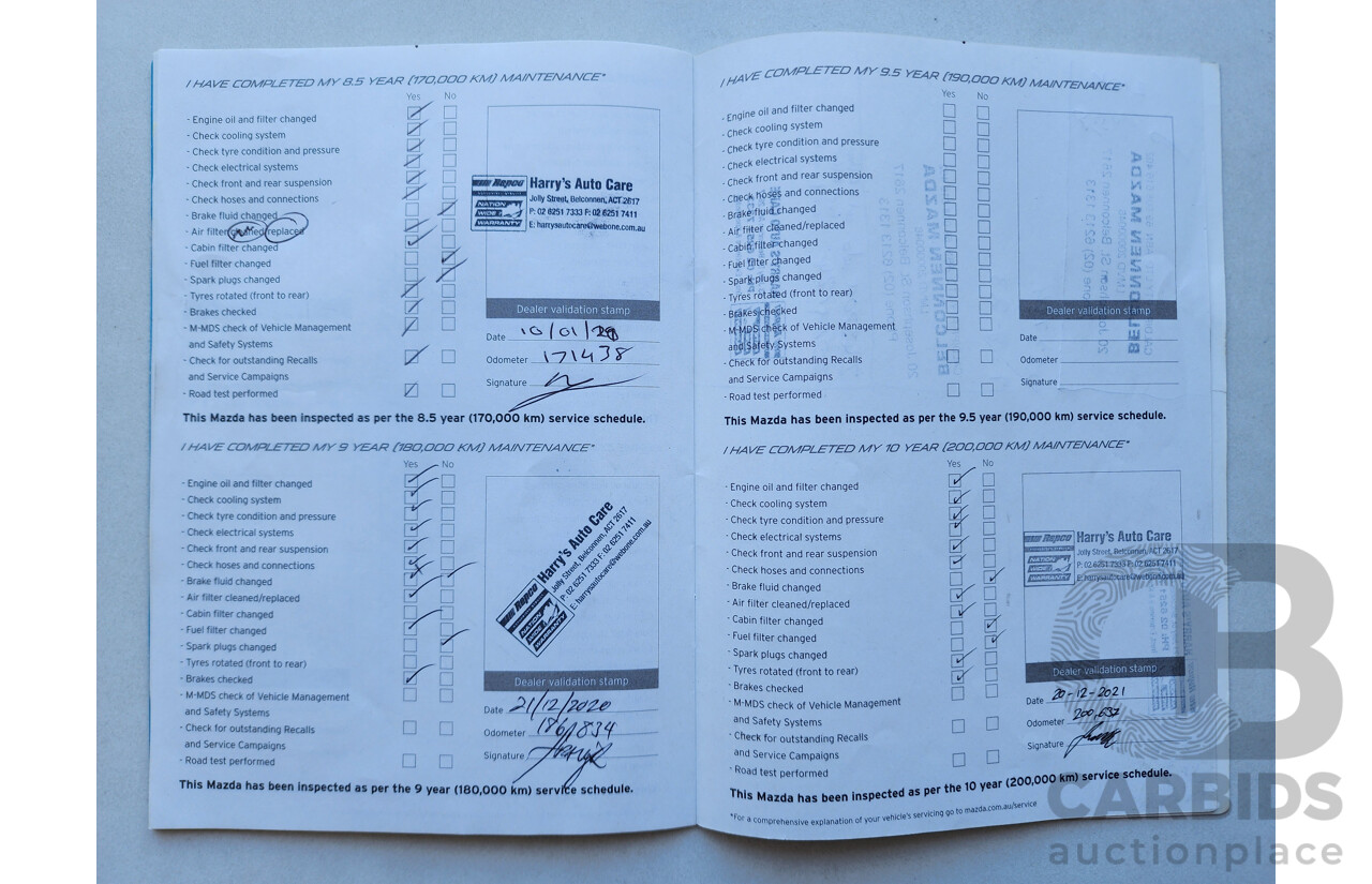 8/2012 Mazda Cx-5 MAXX Sport (4x4)  4d Wagon White 2.2L