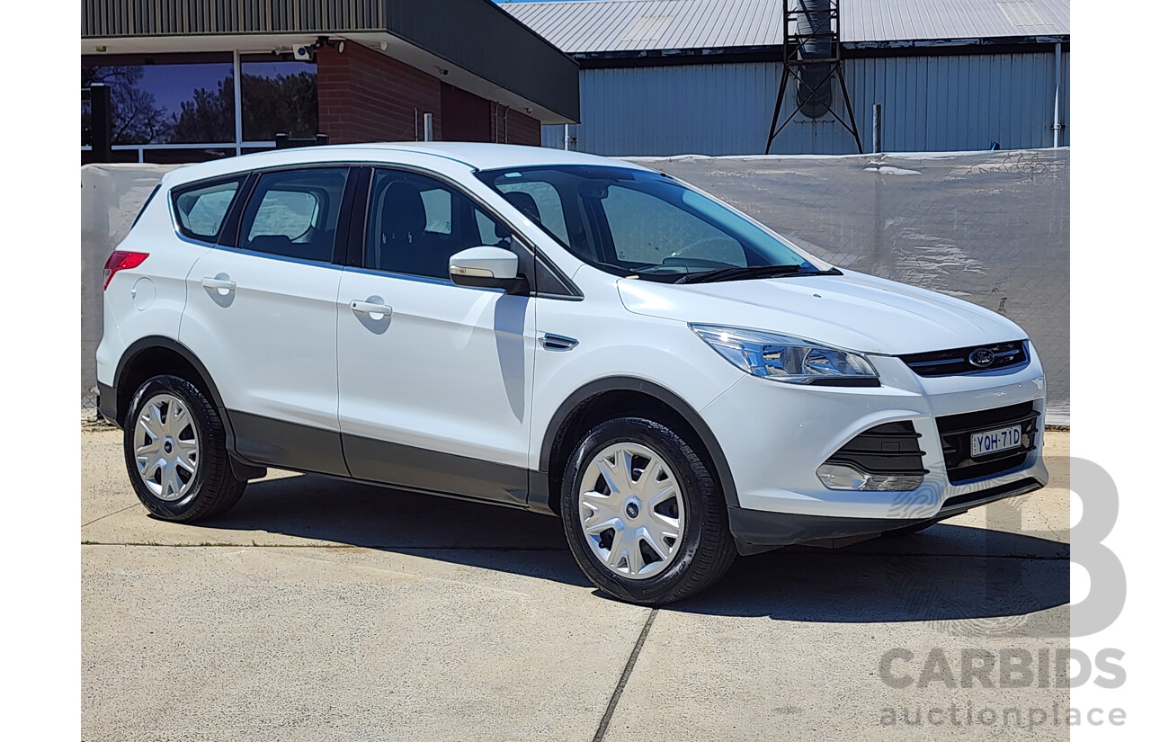 4/2015 Ford Kuga Ambiente (fwd) TF MK 2 4d Wagon White 1.5L