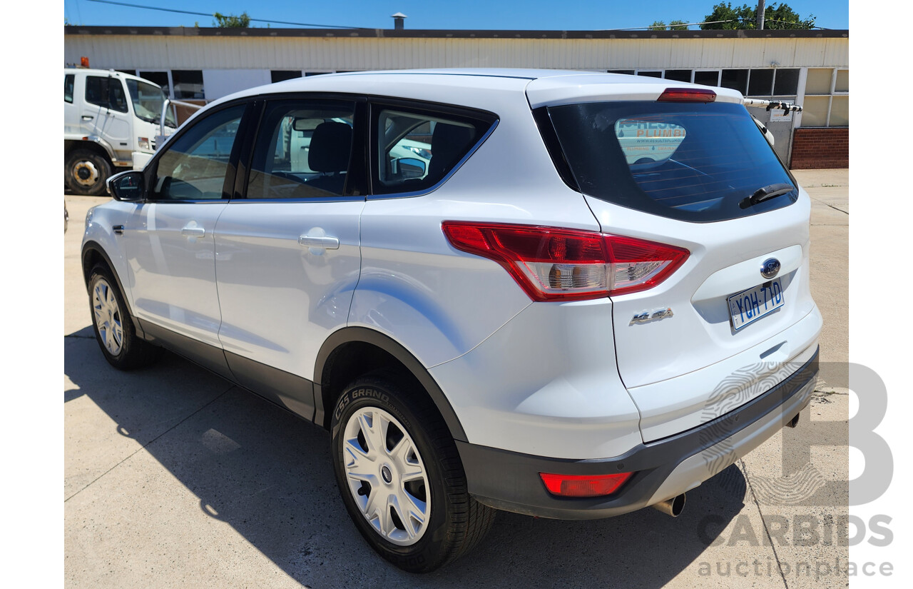 4/2015 Ford Kuga Ambiente (fwd) TF MK 2 4d Wagon White 1.5L