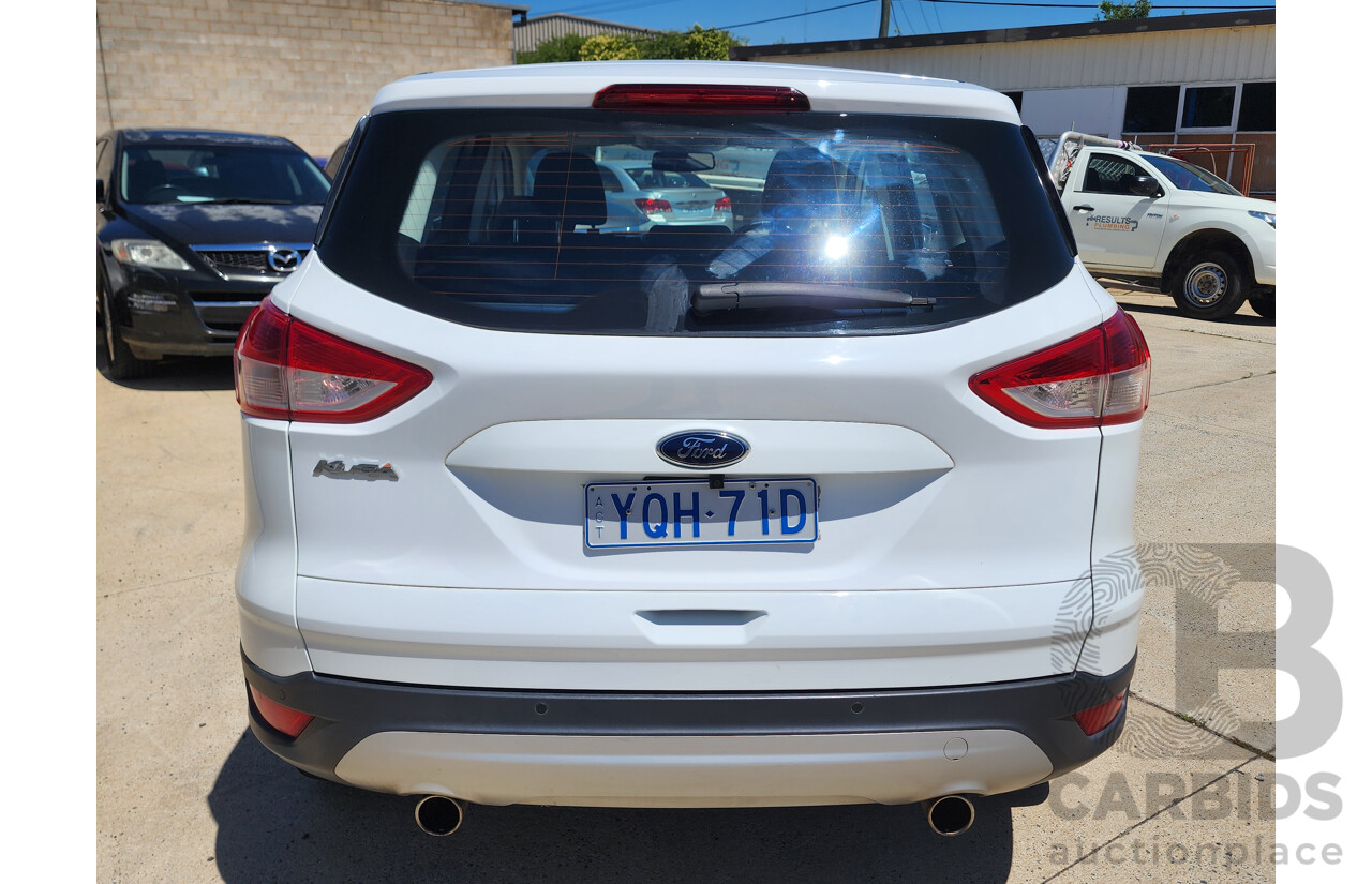 4/2015 Ford Kuga Ambiente (fwd) TF MK 2 4d Wagon White 1.5L
